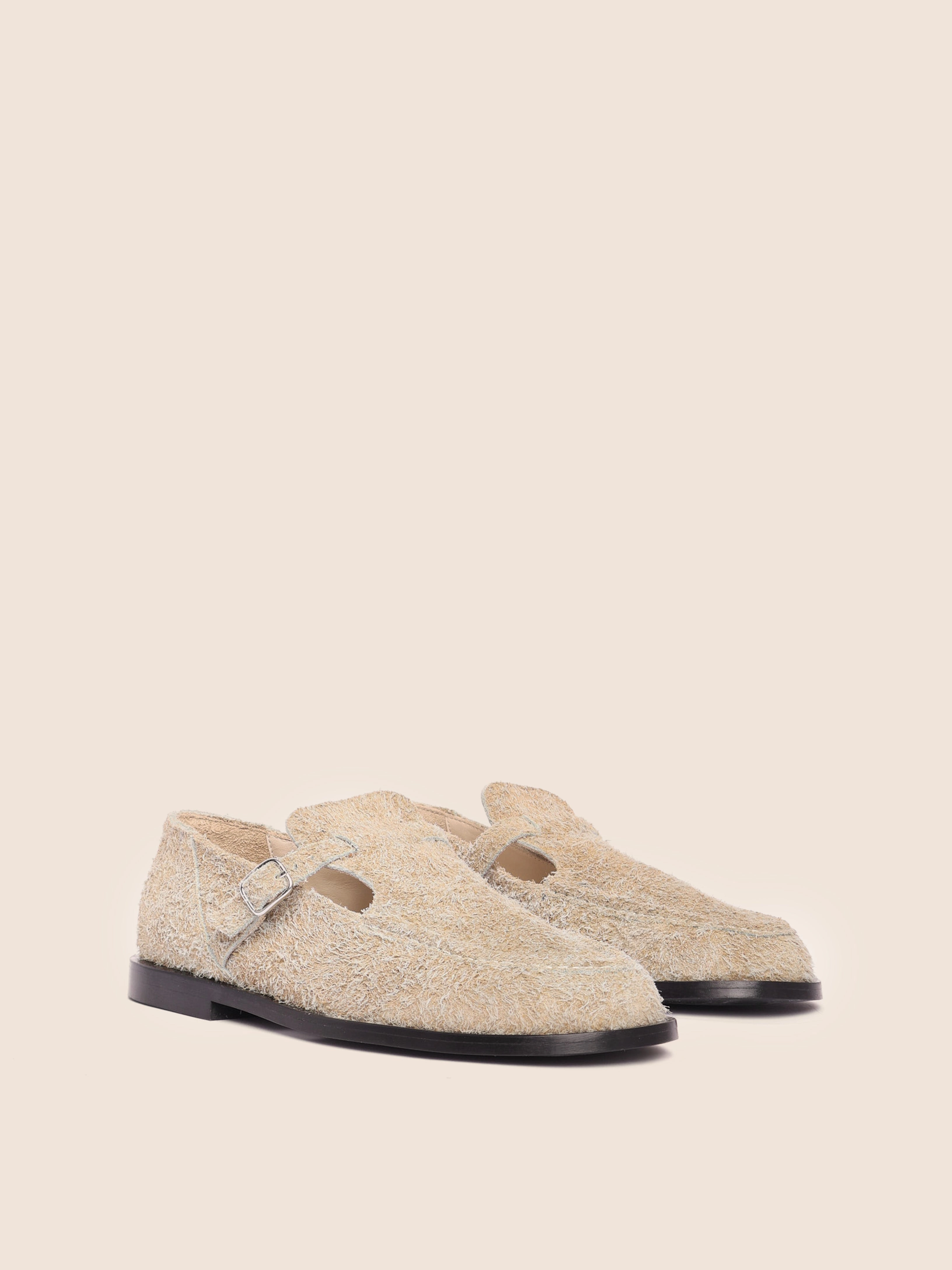 Zafra Sand Flat Art Mood Foot Support Shoes