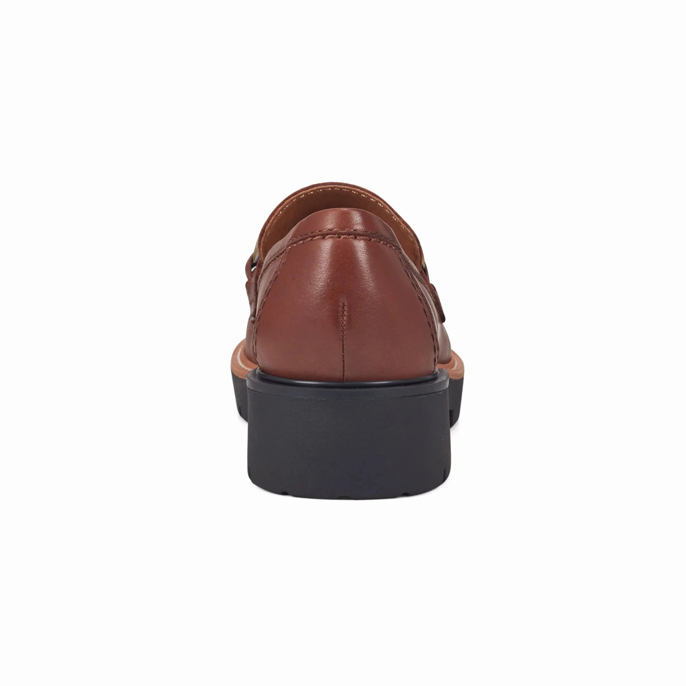 Model Zalor Round Toe Lug Sole Casual Slip-on Loafers