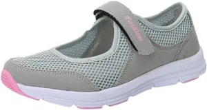 ZDLJYL Women's Casual Walking Sneakers Lightweight Breathable Flat Sports Shoes Non Slip Mesh Fitness Running Sports Shoes