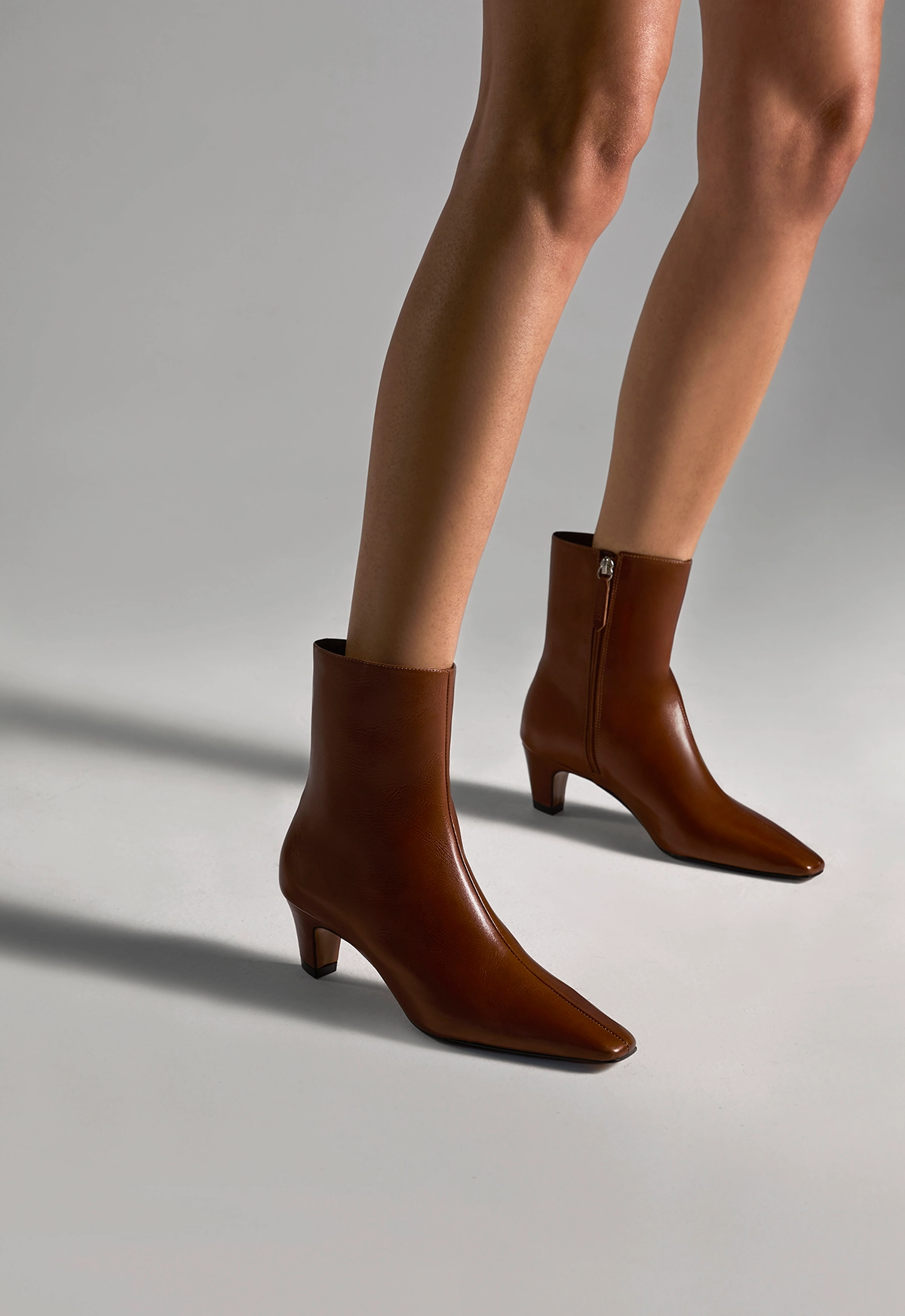 Stone Gray Dellia Suede Bootie